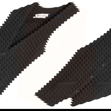 Sveter Samsoe Samsoe Samsøe Samsøe Sanissa Knitted Vest Hnedá | F24400081, 1