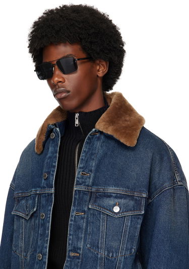 Slnečné okuliare Prada Metal Plaque Square Sunglasses Čierna | 0PR A57S 1AB5Z158 8056262130308, 3