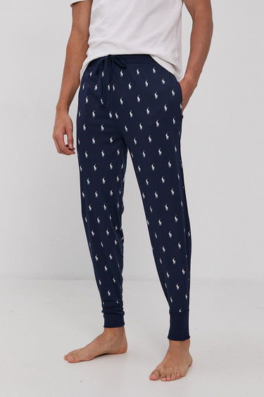 Pyžamo Polo by Ralph Lauren Sleepwear All Over Pony Sweat Pant Navy | 714844764001, 0