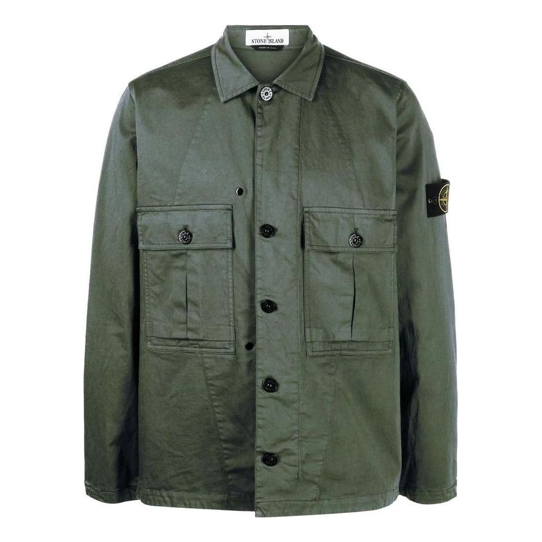 Košeľa Stone Island Stone Island Button-Up Shirt Zelené | 791510414-V0058, 0
