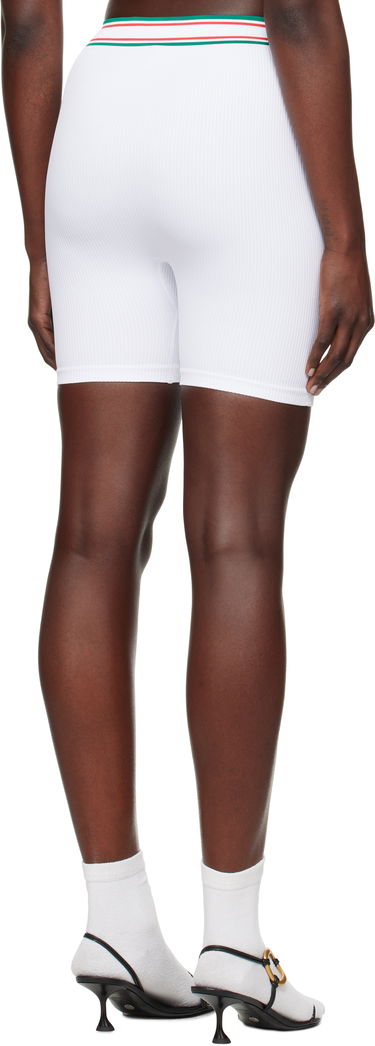 Šortky Casablanca Casablanca Seamless Sport Shorts Biela | WPS25-ACT-025-01, 2