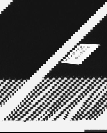 Šál Acne Studios Fringe Wool Scarf Čierna | CA0210- 900, 5