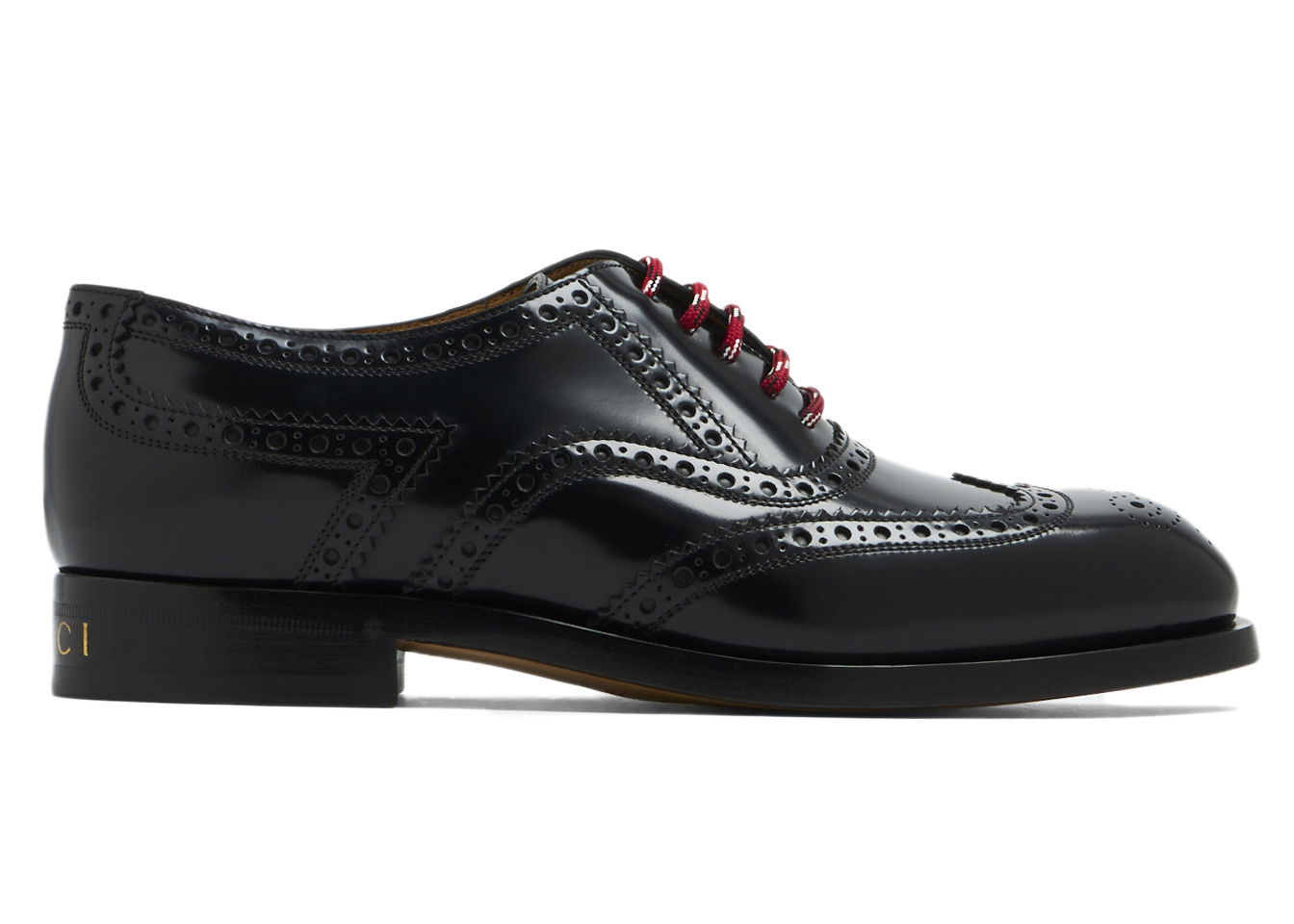 Tenisky a topánky Gucci Lace Up Shoes Black Red Čierna | 723694 DS800 1000, 0