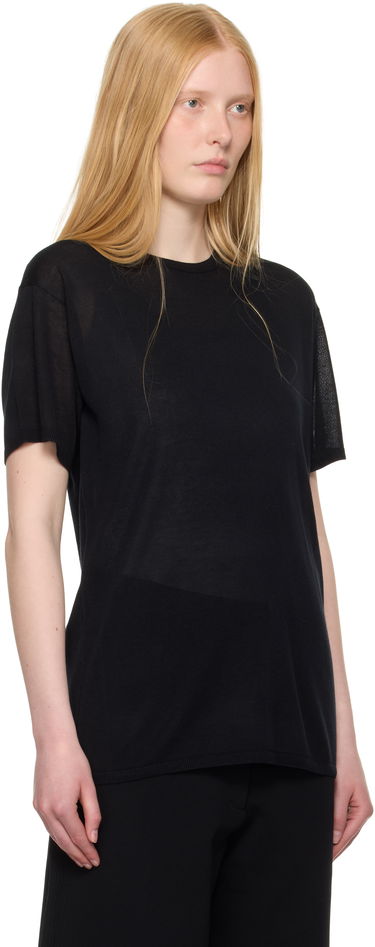 Tričko TOTEME TOTEME Knit T-Shirt Šedá | 253-WRT0531-YA0079, 4