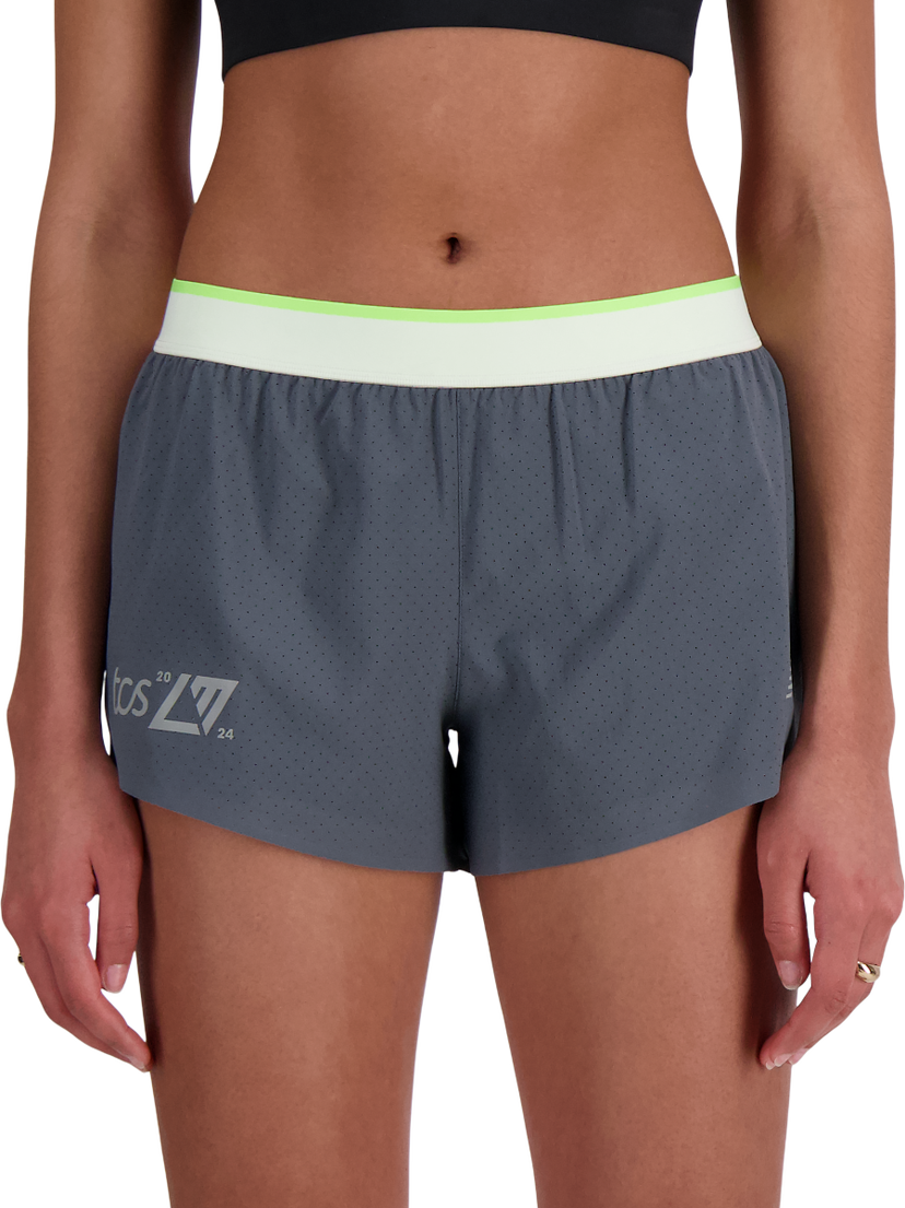 Šortky New Balance London Edition Race Day Split Short Šedá | ws41292d-gt