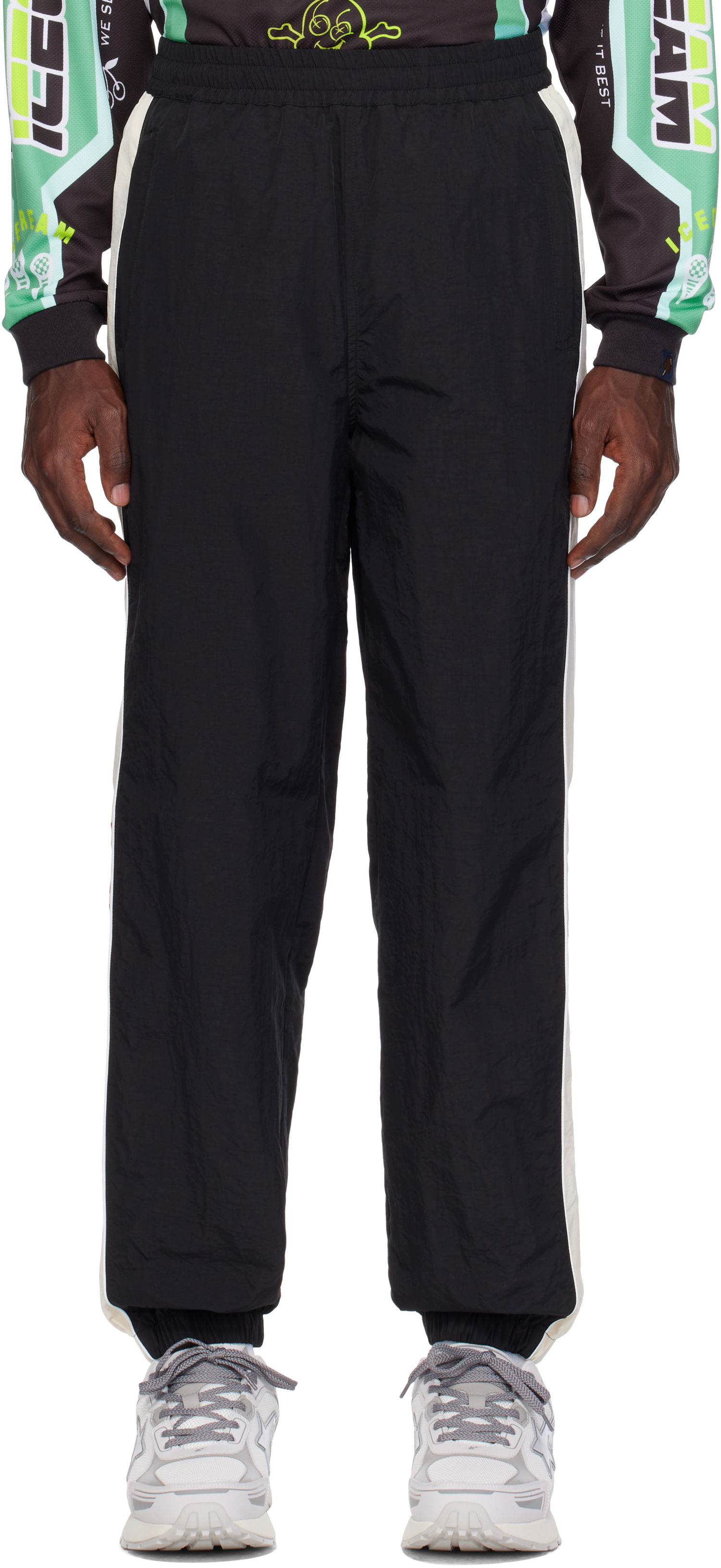 Tepláky BBC IceCream ICECREAM Nylon Track Pants Čierna | IC24431, 0