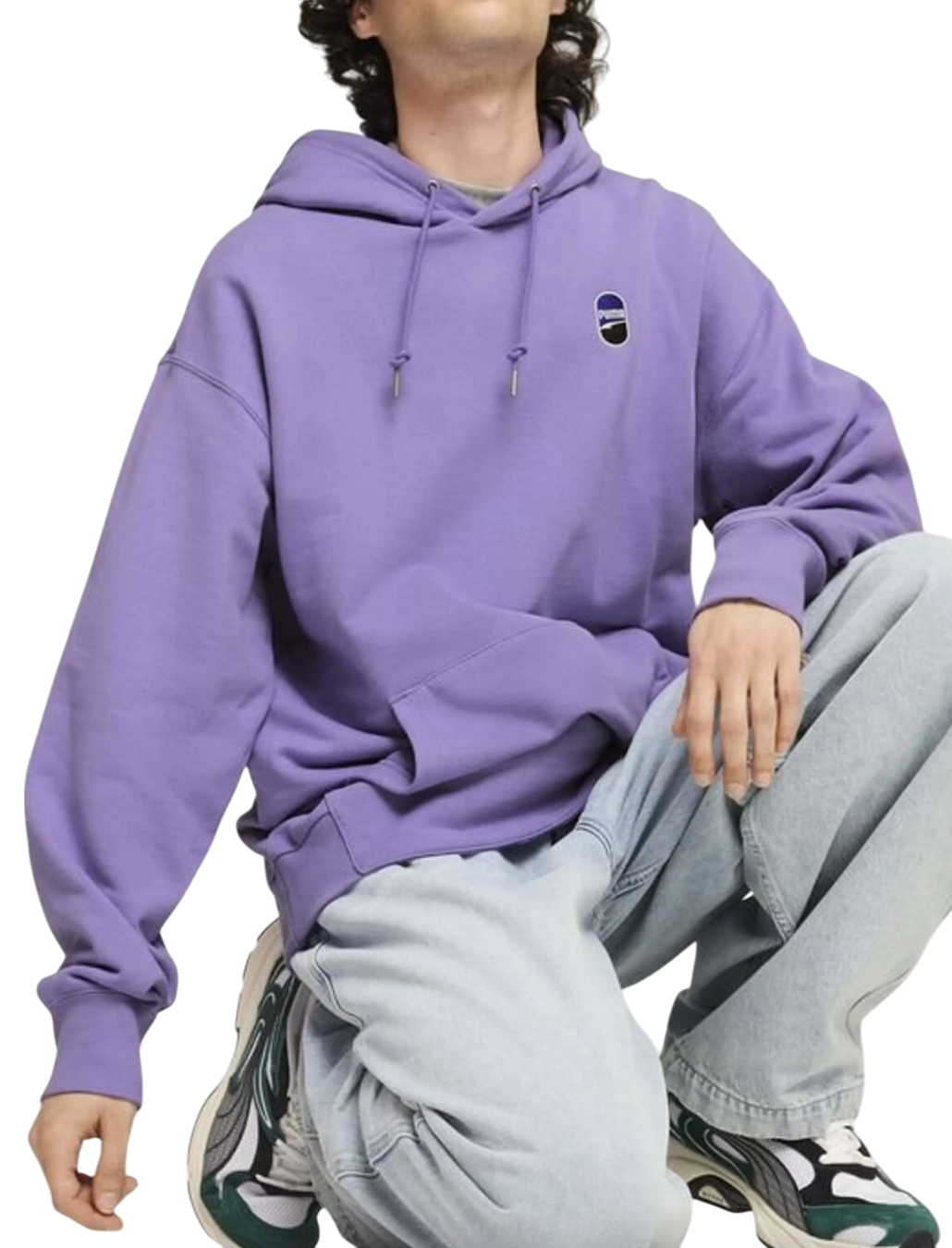 Mikina Puma Puma Downtown 180 Hoodie Fialová | 624376-29, 0