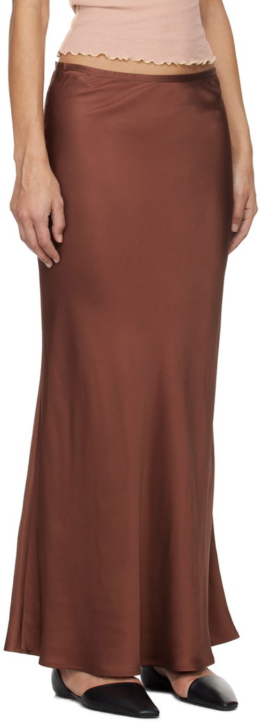 Sukňa Baserange Maxi Skirt Hnedá | SKDYF-VI-SP24, 1