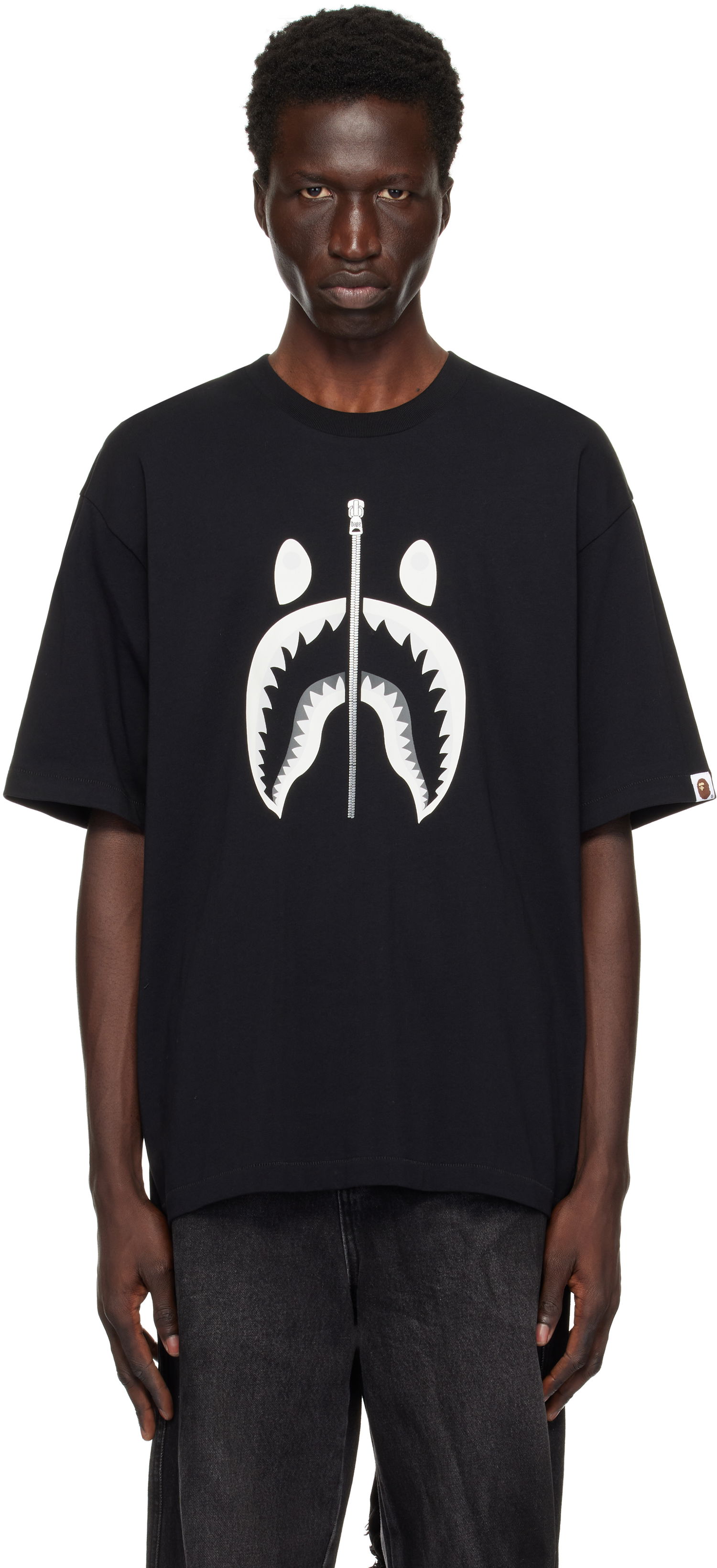 Tričko BAPE Shark #1 Graphic T-Shirt Čierna | 001TEK701311M, 0