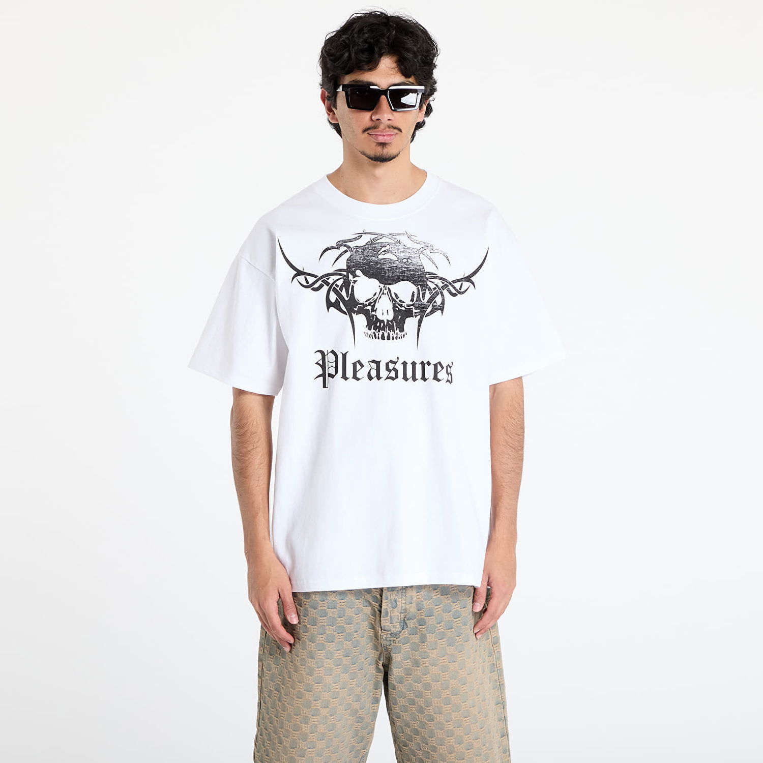 Tričko Pleasures Pleasures Tradition Graphic T-Shirt Biela | P25SU049 WHITE, 0