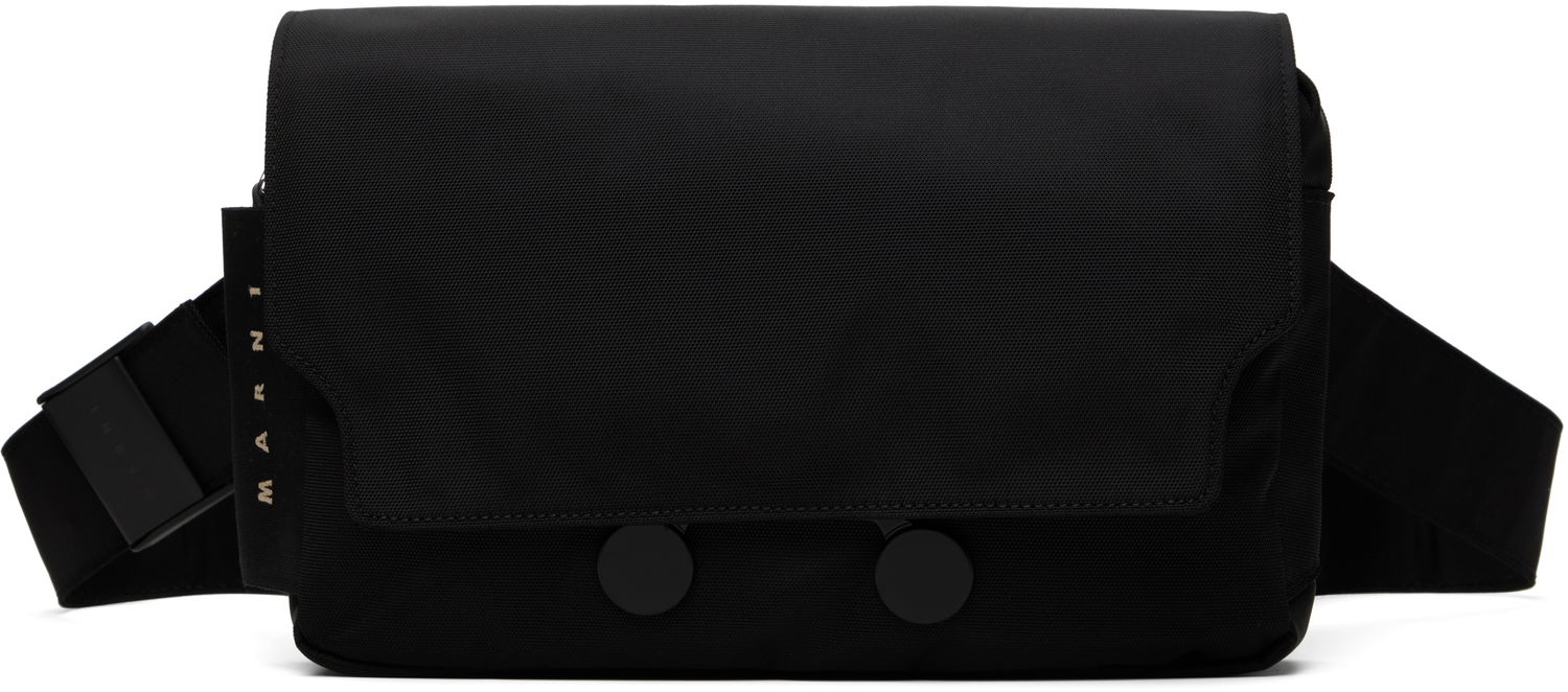 Ľadvinka Marni Marni Cordura Cityscape Belt Bag Čierna | MUMQ0023A0 P8184, 0