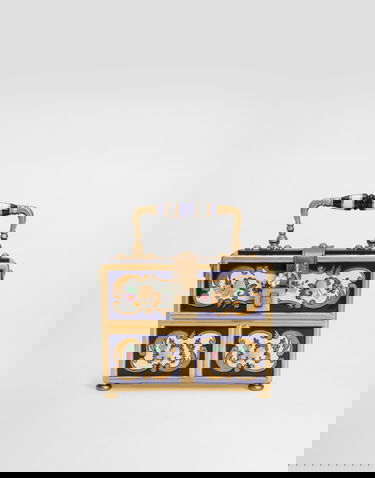 Kabelka Dolce & Gabbana Dolce Box Ornate Painted Wood Top Handle Bag Rôznofarebný | BB5970AD16680995, 0