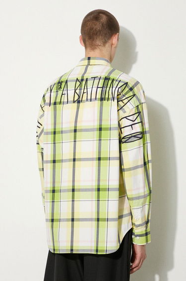Košeľa AAPE by A Bathing Ape AAPE Relaxed Fit Button-Down Shirt Žltá | AAPSTM8479XXM, 2