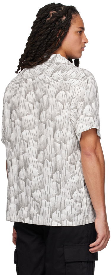 Košeľa BILLIONAIRE BOYS CLUB Billionaire Boys Club City Rain Short Sleeve Button-Up Shirt Biela | B23127, 2