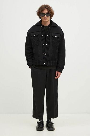 Sveter KENZO Oversized Knitted Jacket Čierna | FE65OU1419NC.99, 5