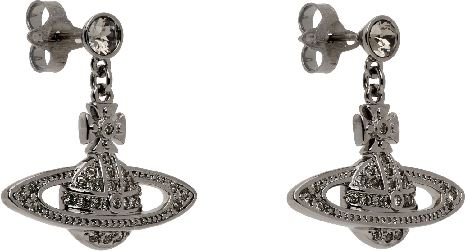 Náušnice Vivienne Westwood Mini Bas Relief Earrings Metalická | 62020025-02S108-CN, 1