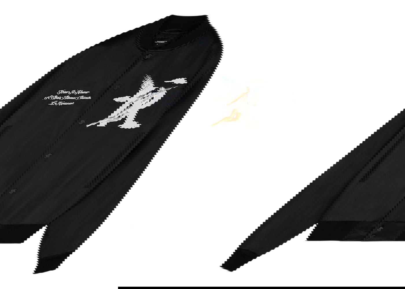Bomber bunda Represent Clo Represent Storms In Heaven Souvenir Bomber Black Čierna | M01228-01, 0
