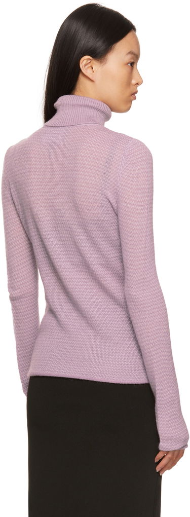 Sveter Marc Jacobs Marc Jacobs The Tuckstitch Turtleneck Sweater Fialová | N603W07RE21, 2