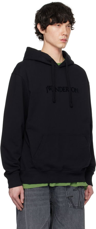 Mikina JW Anderson JW Anderson Logo Embroidery Hoodie Čierna | JW0214-PG1632, 1