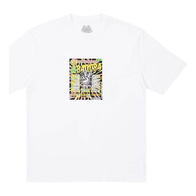 Tričko Palace Scratchy Graphic T-Shirt Biela | P24TS103