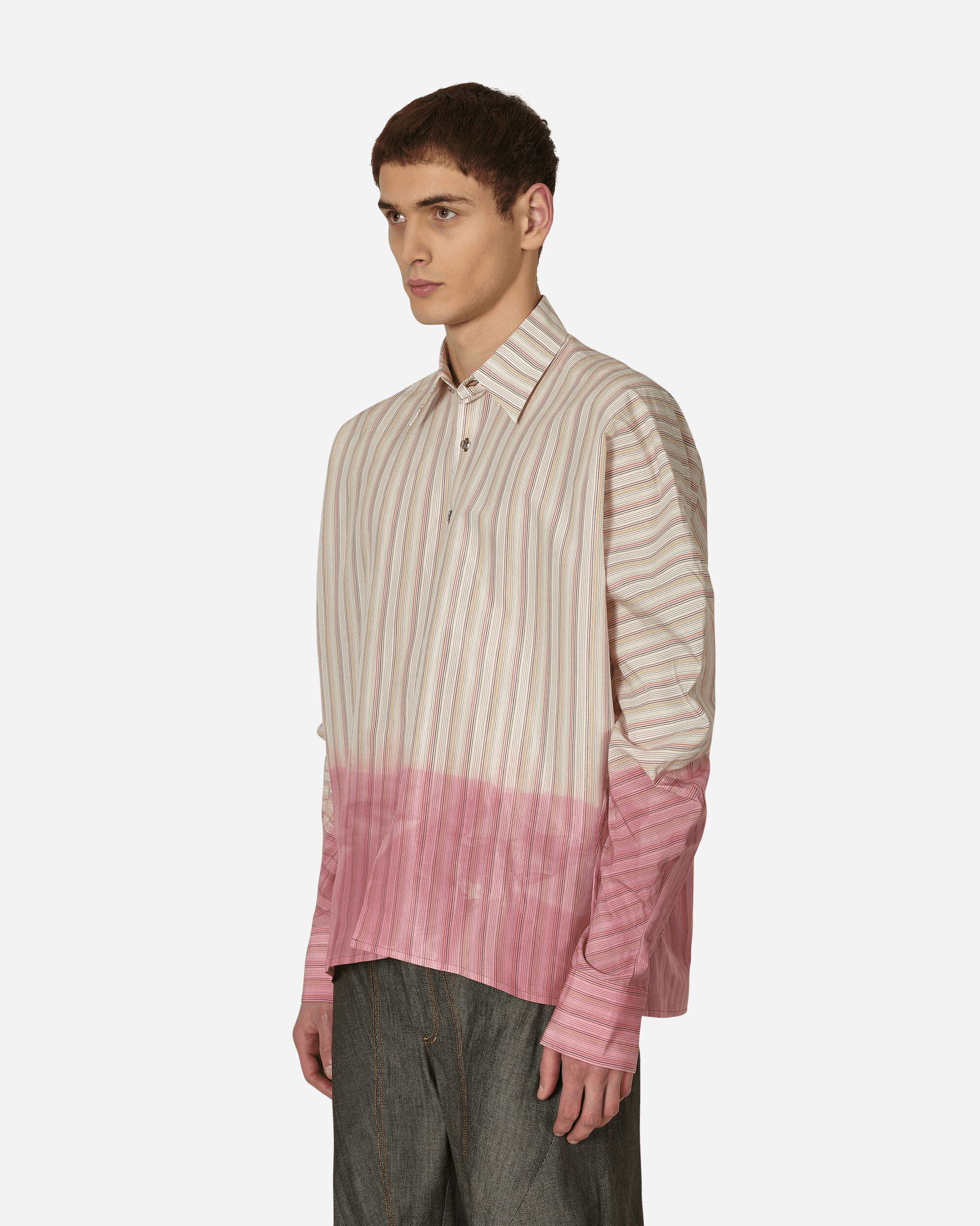 Andrea Dip-Dyed Hem Shirt