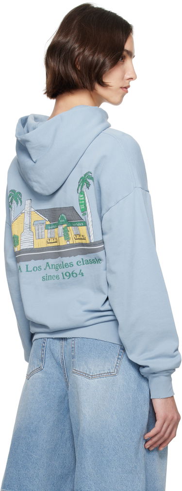 Mikina RE/DONE Re/Done Modern 'Dan Tanas House' Hoodie Modrá | 488-08UGHD006, 2