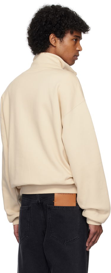 Mikina Jacquemus Jacquemus Gros Grain Zipped Rollneck Sweatshirt Béžová | 25E255JS283-2458, 2
