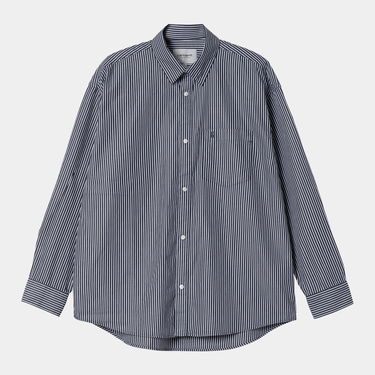 Košeľa Carhartt WIP Carhartt WIP Notus Long Sleeve Shirt Arvin Stripe Modrá | I034697_8, 3