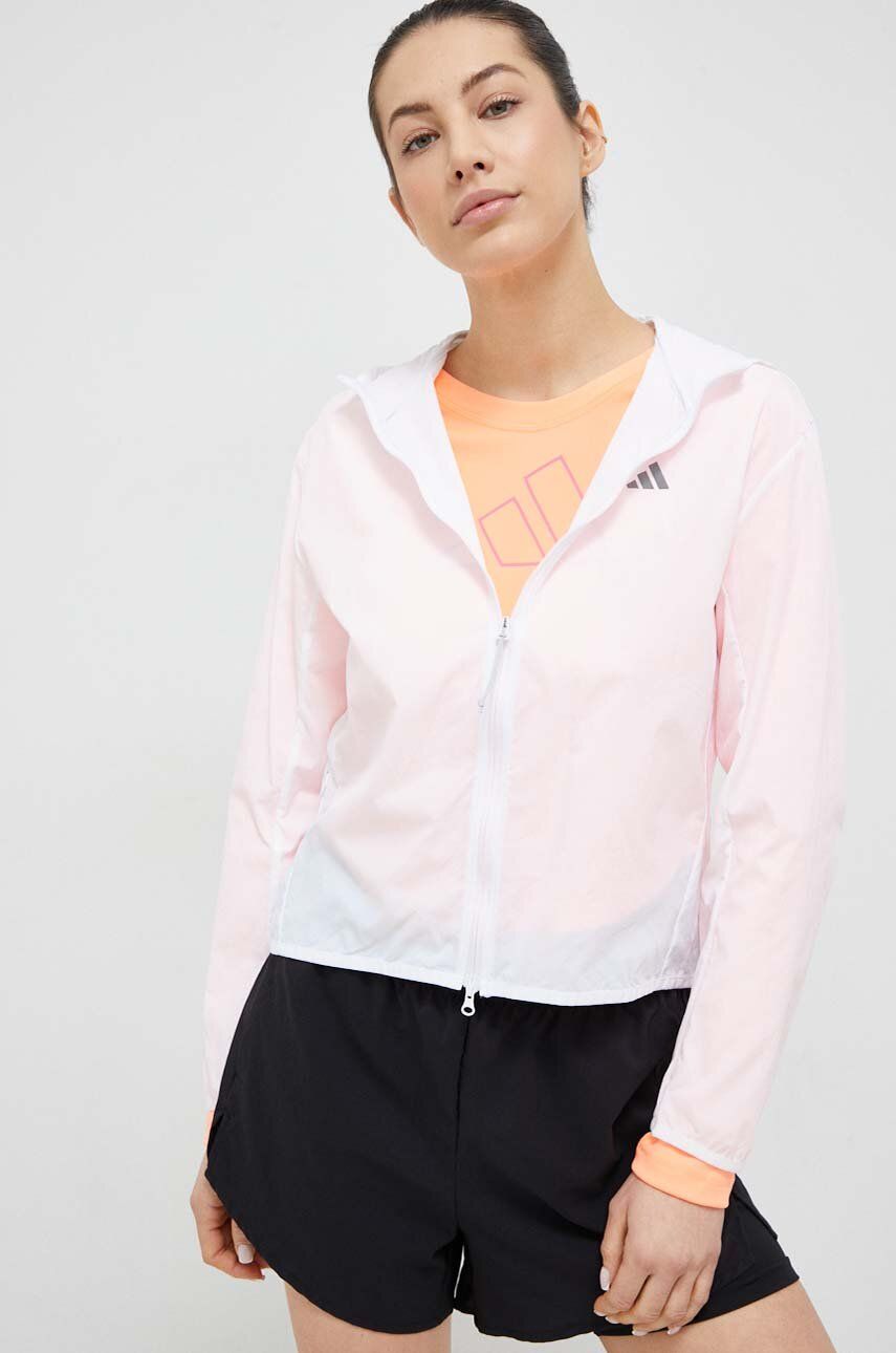 Vetrovka adidas Performance Run It Windbreaker Biela | HR9912, 0