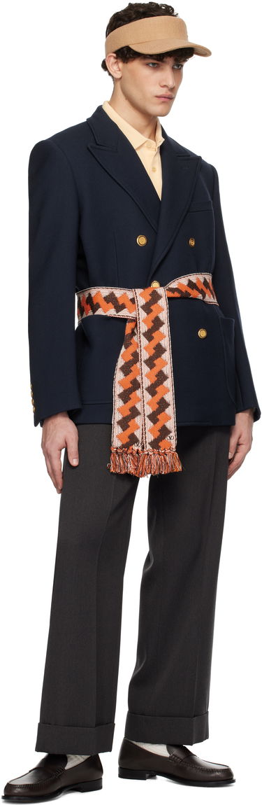 Šál Valentino Jacquard Fringe Scarf Oranžová | 6Y2EN00BAET, 1