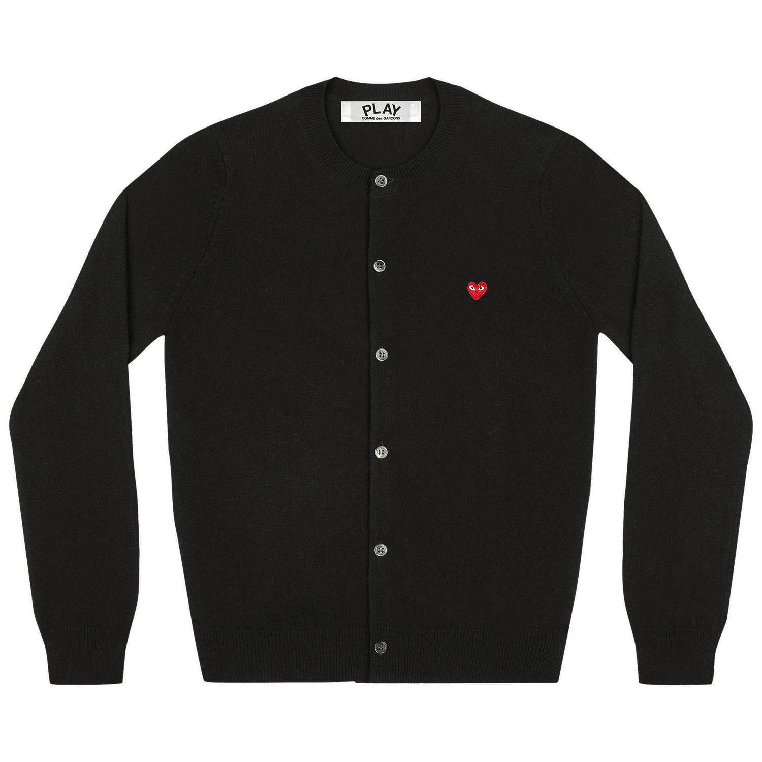 Sveter Comme des Garçons PLAY Mini Heart Cardigan Čierna | AZ N079 051 1, 0