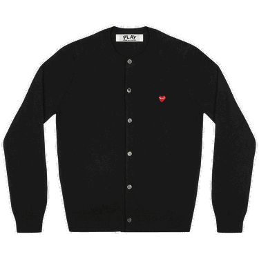 Sveter Comme des Garçons PLAY Mini Heart Cardigan Čierna | AZ N079 051 1, 0