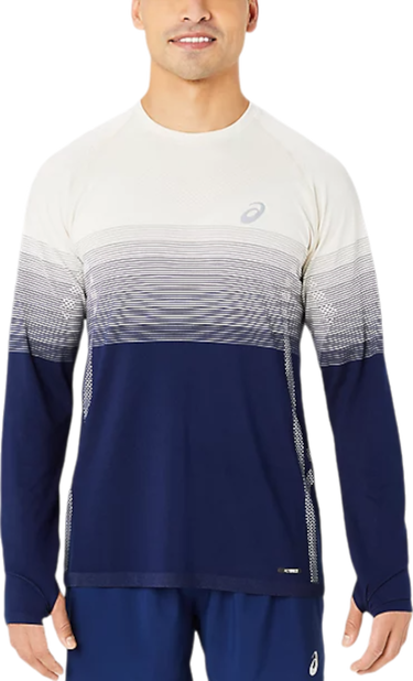 Tričko Asics Long Sleeve Running Shirt Modrá | 2011c394-200, 0