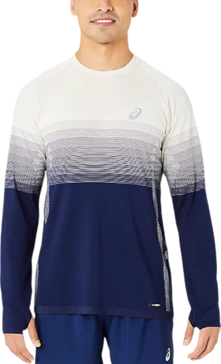 Tričko Asics Long Sleeve Running Shirt Modrá | 2011c394-200