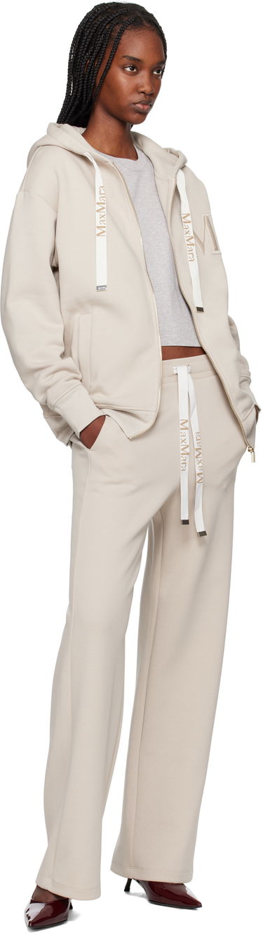 Mikina Max Mara Max Mara Pecos Zip-Up Hoodie Béžová | 2519921031600, 3