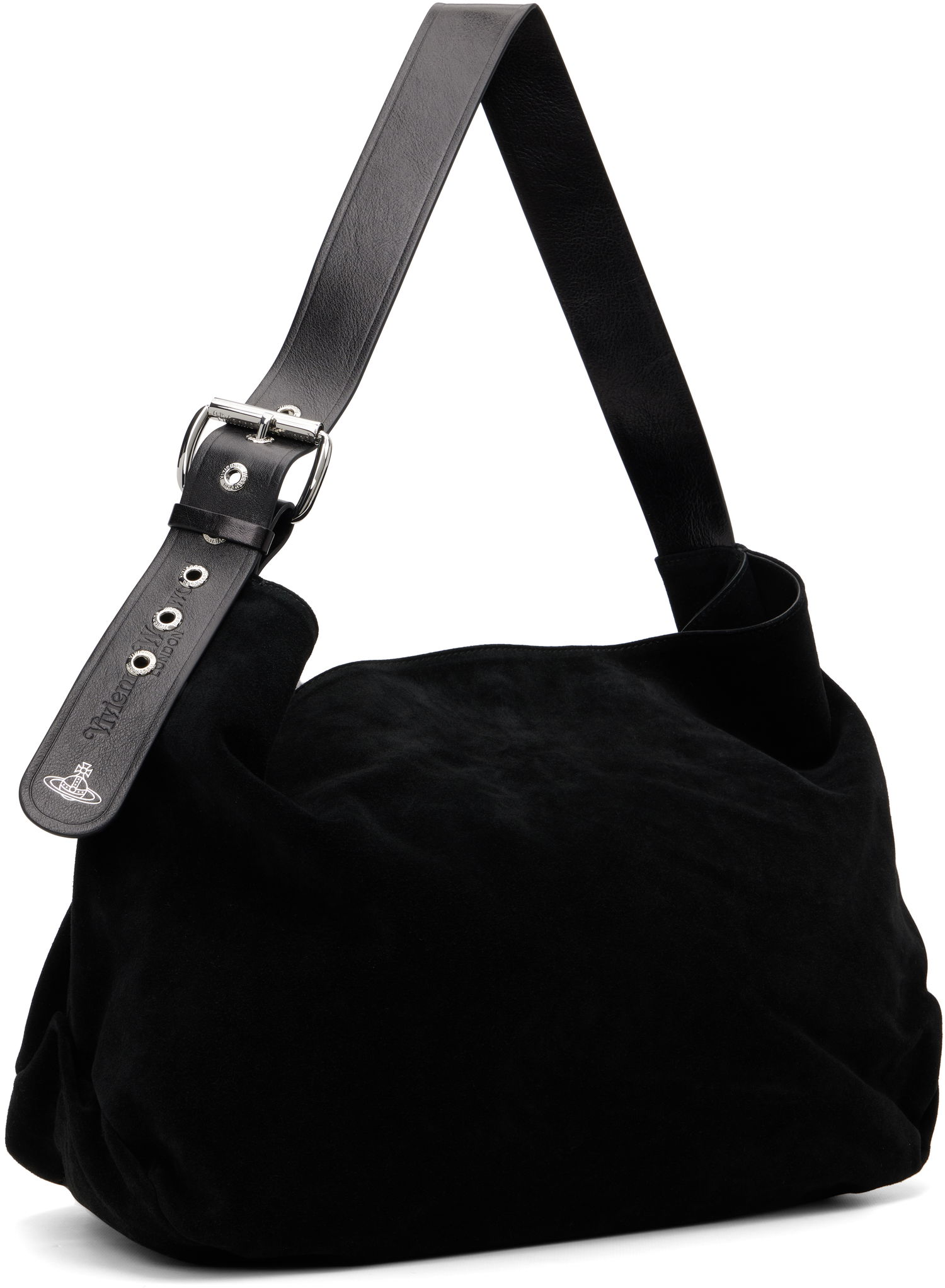 Tote bag Vivienne Westwood Vivienne Westwood Suede Maxime Large Crossbody Tote Čierna | 4601000BW-L007E-, 1