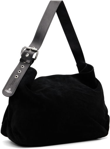 Tote bag Vivienne Westwood Vivienne Westwood Suede Maxime Large Crossbody Tote Čierna | 4601000BW-L007E-, 1