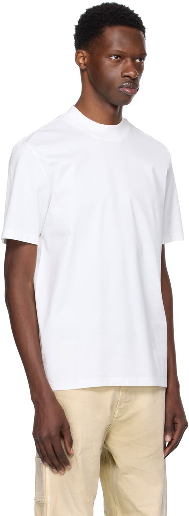 Tričko BOSS Slim Fit Stretch Cotton Stand Collar T-Shirt Čierna | 50542968, 2
