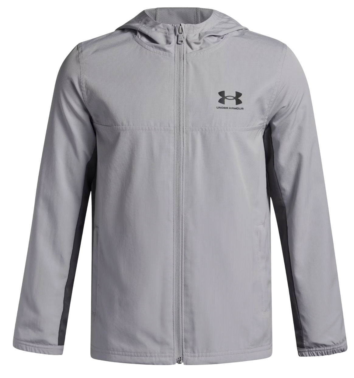 Bunda Under Armour Under Armour Rival Woven Jacket Šedá | 1390154-011, 0