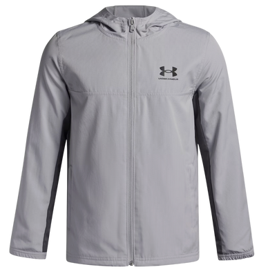 Bunda Under Armour Under Armour Rival Woven Jacket Šedá | 1390154-011, 0