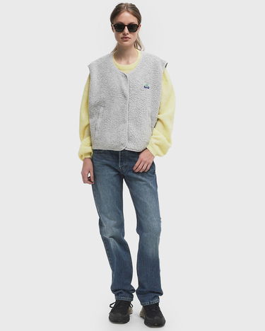 Sveter American Vintage American Vintage Hoktown Fleece Vest Šedá | HOK16BE25-POLAIRE-CHINE, 1