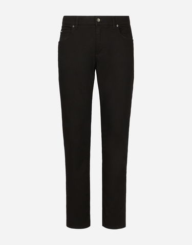 Džínsy Dolce & Gabbana Regular-Fit Stretch Jeans Čierna | GYJCCDG8GW6S9001, 0