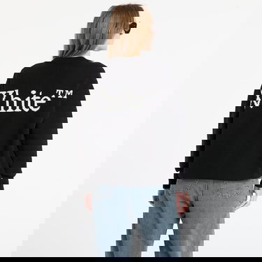 Sveter Off-White Off-White Bookish Shared Knit Crewneck Čierna | OWHE10OF25KNI0021001, 4