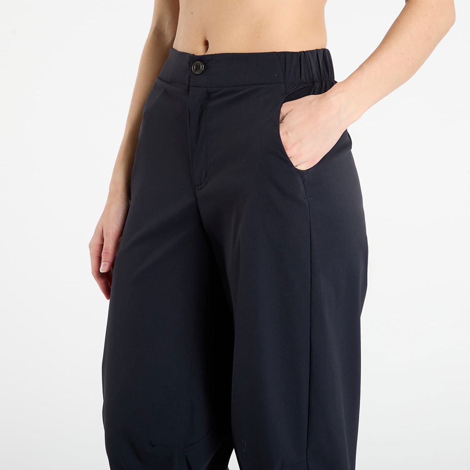 Nohavice Columbia Cropped Utility Granite Point Pant Čierna | 2135391010, 1