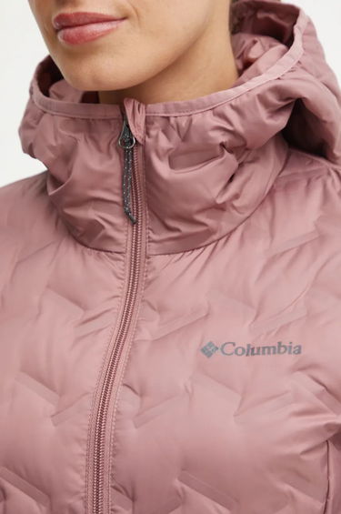 Prešívaná bunda Columbia Columbia Delta Ridge Women's Hooded Insulated Jacket Ružová | 2088213, 4