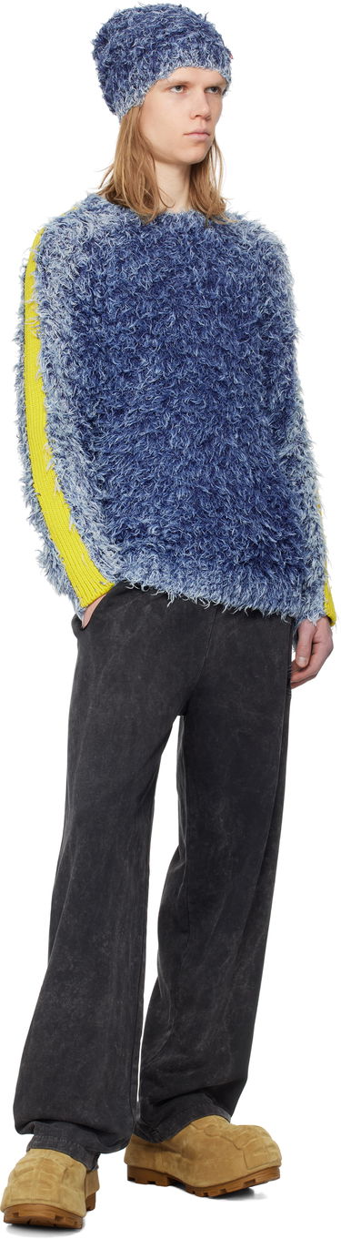 Sveter Diesel Diesel K-Damon Fuzzy Sweater Modrá | A16569-0KNAE-8ATS, 3