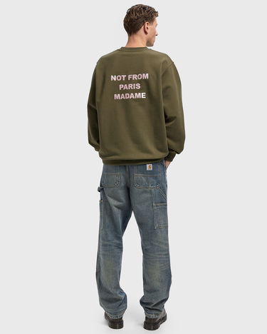Mikina Drôle de Monsieur Slogan Sweatshirt Zelené | I-SW149-CO127-KK, 2
