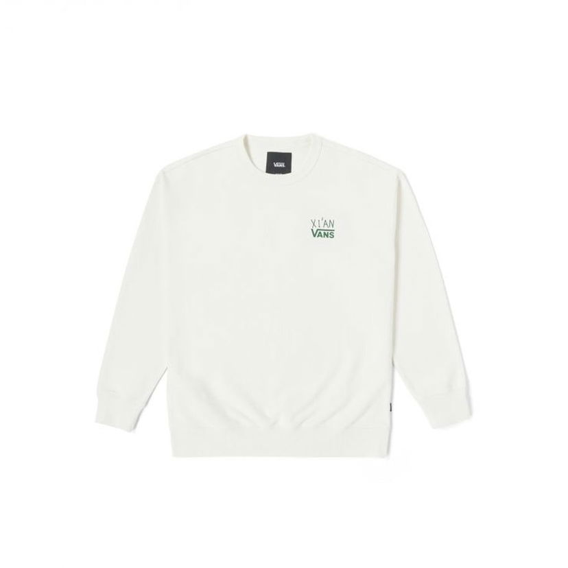 Sveter Vans Pullover Sweatshirt Biela | VN000KQDFS8