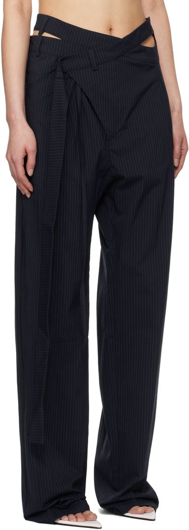 Nohavice Ottolinger Ottolinger Signature Wrap Suit Trousers Čierna | 12320152301, 1