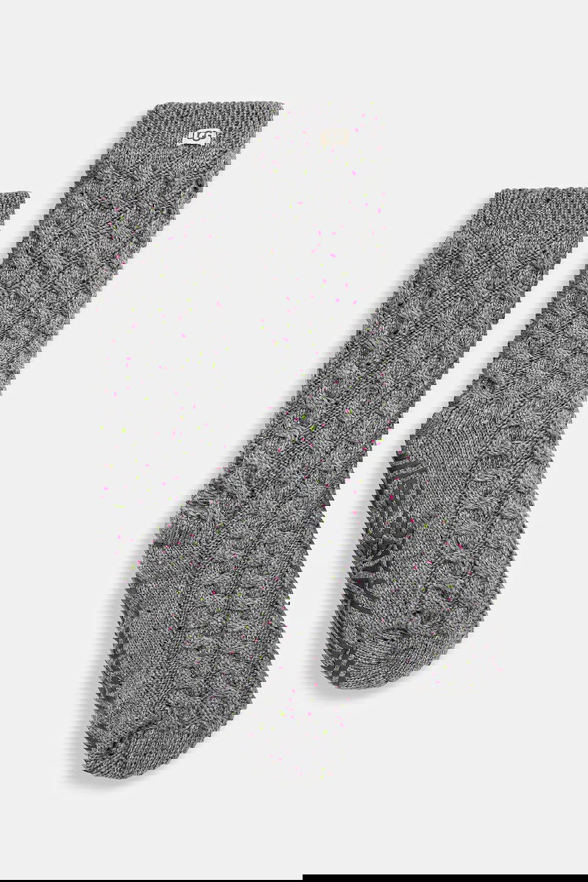 Ponožky UGG ELOWYN Cable Knit Flecked Wool Blend Slipper Socks Rôznofarebný | 1171627, 0